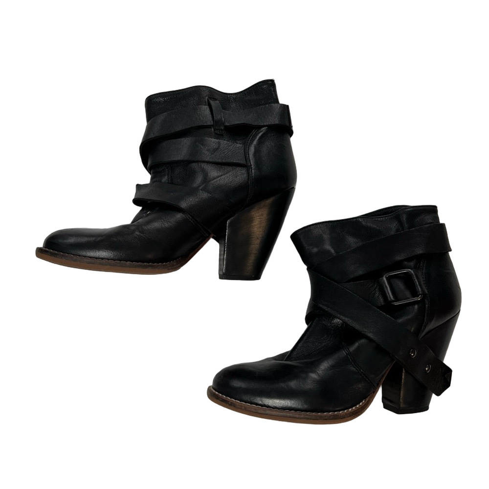 Kenneth Cole Leather Ankle Booties | Size 37.5 EU